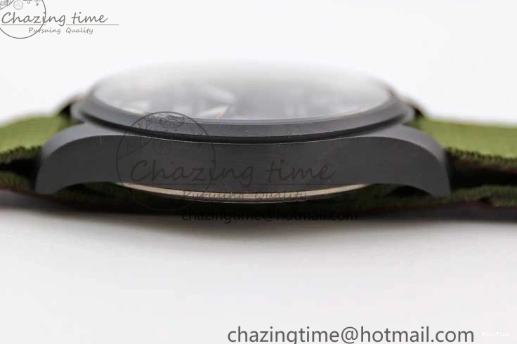 MIROTIME 0219 Packable Mark XVIII ‘TOPGUN SFTI’ Ceramic M+F Best Edition Black Dial on Green Nylon Strap 7048